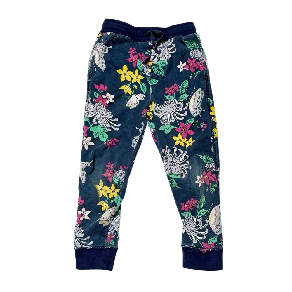 Tea Collection Floral Butterfly Joggers Size 4